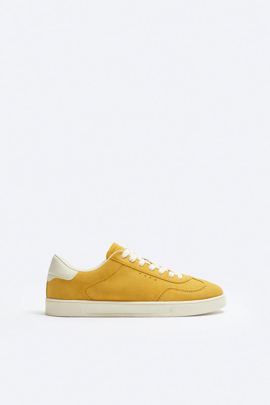 Split Leather Sneakers