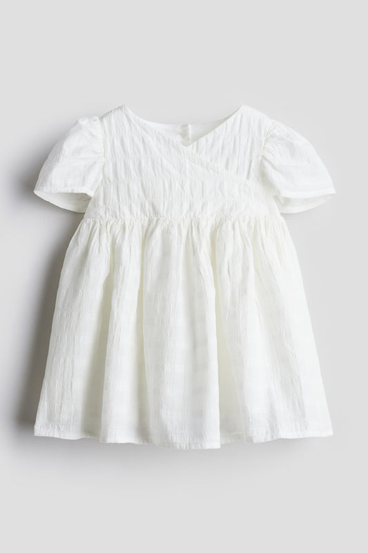 Wrapover Cotton Dress