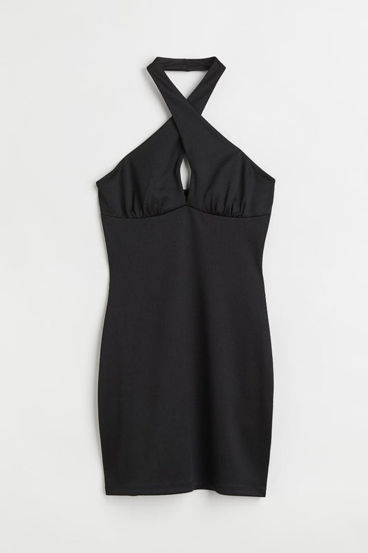 Uwe H&amp;M Black Halterneck Jersey 