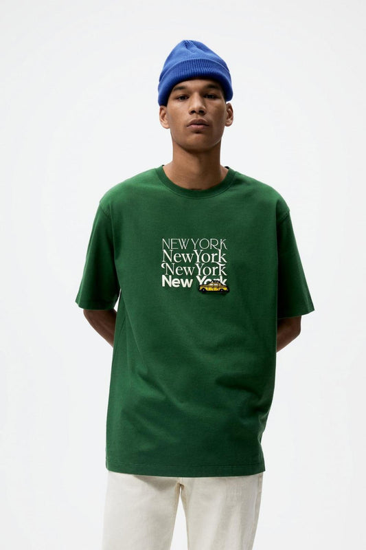 Printed Text T-Shirt