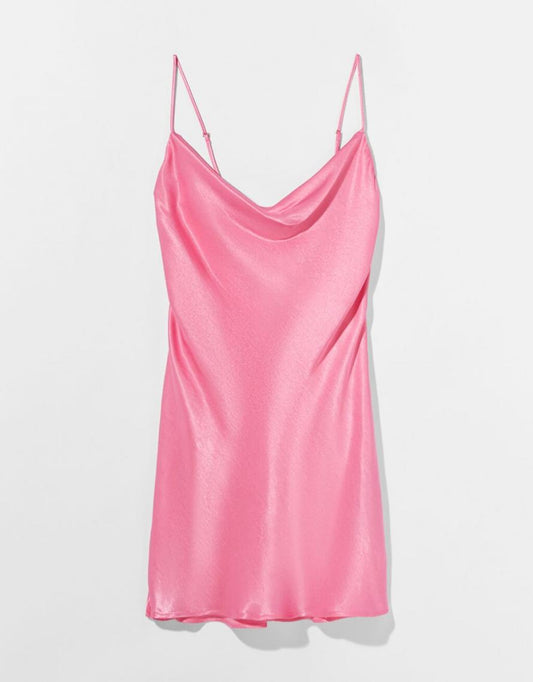 Satin Camisole Mini Dress