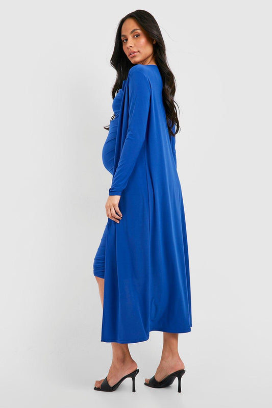 Boohoo Maternity Maternity Rigar Shanu da Duster Coat