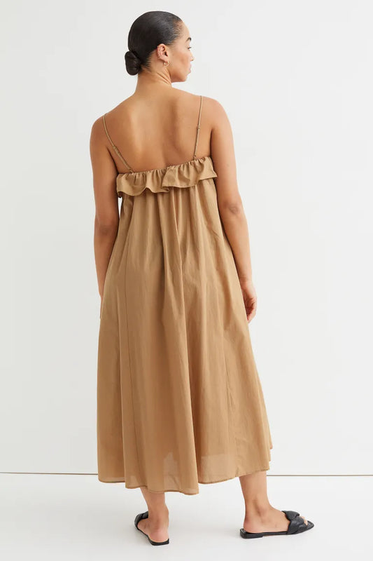 H&amp;M Flounce -Trimmed Dress