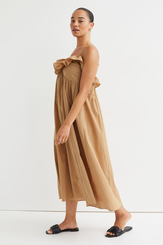 H&amp;M Flounce -Trimmed Dress